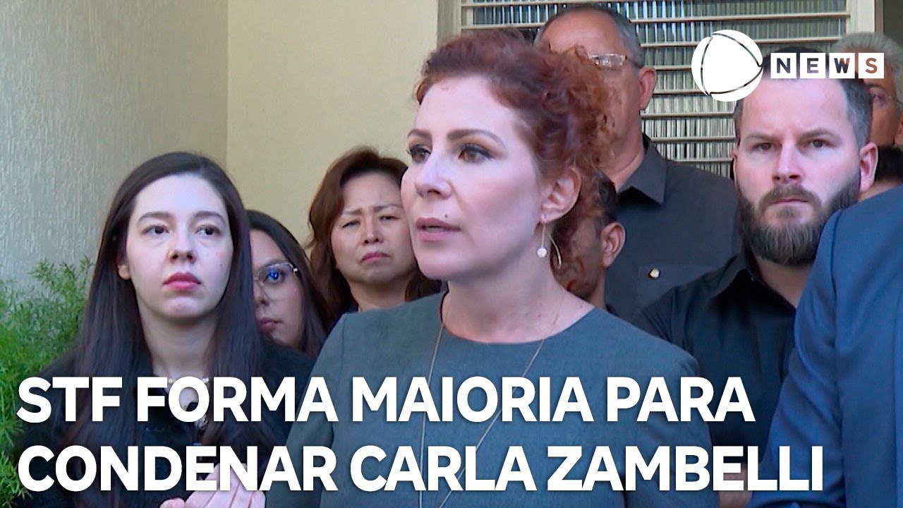 STF forma maioria para condenar deputada Carla Zambelli