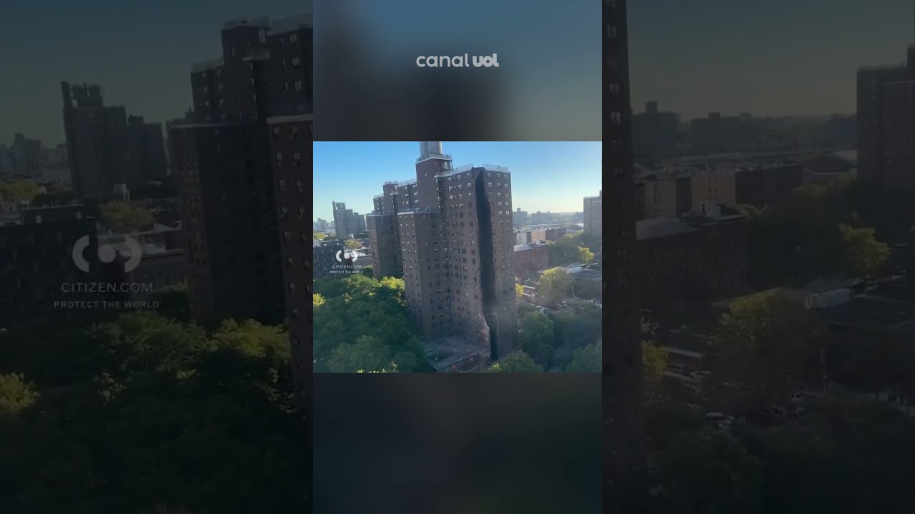 Prédio de Nova York desmorona lateral após explosão de gás; vídeo mostra momento