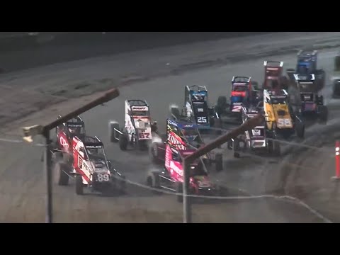 HIGHLIGHTS: USAC NOS Energy Drink National Midgets | Bakersfield Speedway | November 15, 2022 - dirt track racing video image