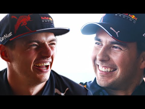 Dutch v Spanish | Max Verstappen and Sergio Perez Play The Phrase Game