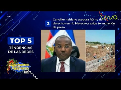 Canciller haitiano en polémica por Rio Masacre, Caso Coral 5G, Temblor en Puerto Plata, Tendencias