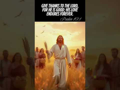 Give Thanks to the Lord  Psalm 1071 #victoryinjesus #bibleverse #christianlife #godsword #christian