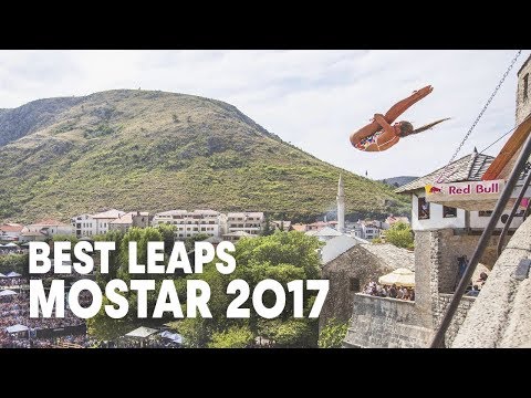 Best Leaps from a UNESCO World Heritage | Red Bull Cliff Diving Mostar 2017 - UCblfuW_4rakIf2h6aqANefA