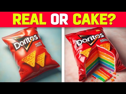 REAL or CAKE Quiz 🤔🍰 Spot the Cake Challenge!