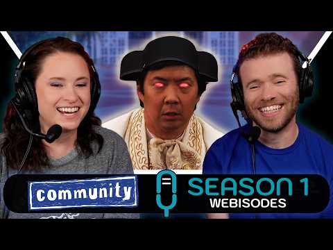 BLIND REACTION to Community Season 1 Webisodes
