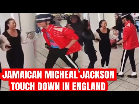 Jamaican Micheal Jackson Touch Down In London & Rushed By Fans