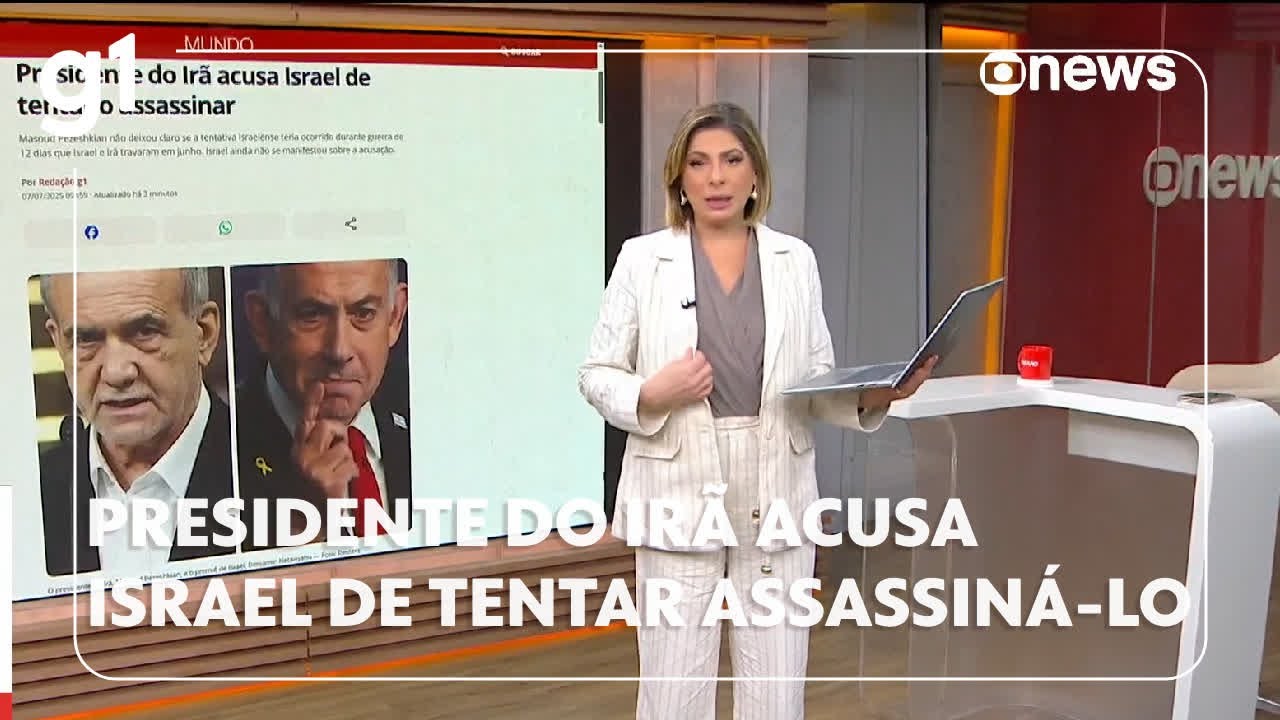 Presidente do Irã acusa Israel de tentar assassiná lo