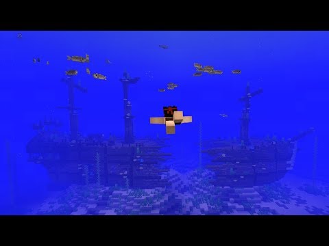 Minecraft 1.13 Schiffswrack / Shipwreck - Download [Map+Schematics]