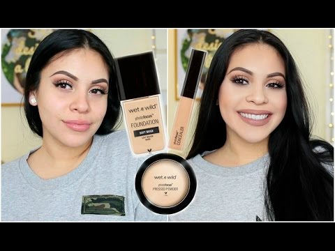 NEW WET N WILD Photo Focus Foundation, Concealer + Powder: FIRST IMPRESSION + REVIEW | JuicyJas - UCqTR5f7YkGro3cPv23SqcqQ