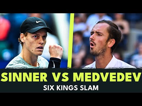 Jannik Sinner vs Daniil Medvedev | Six Kings Slam 2024 Highlights