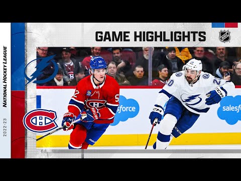 Lightning @ Canadiens 3/21 | NHL Highlights 2023