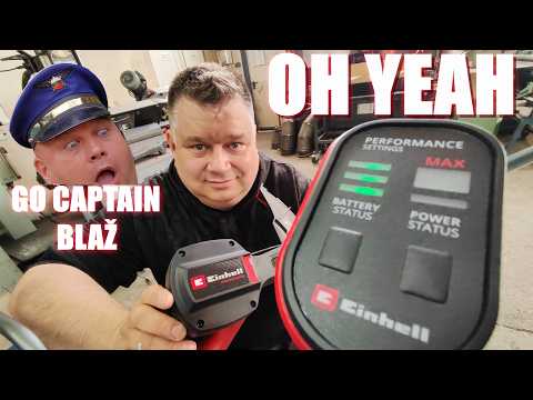 PROFESSIONAL Einhell GP-BC 36/430 Li BL-Solo BRUSHLESS string trimmer UNBOXING & ASSEMBLEY &Test run