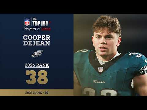 38: Cooper DeJean (DB, Eagles) | Top 100 Players of 2026