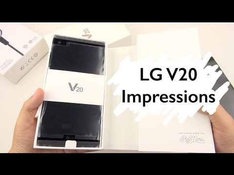 LG V20 Unboxing & Impressions (preview unit): Questions Anyone?! - UCB2527zGV3A0Km_quJiUaeQ