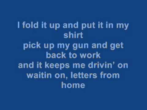 Letters From Home Lyrics - John Micheal Montgomery