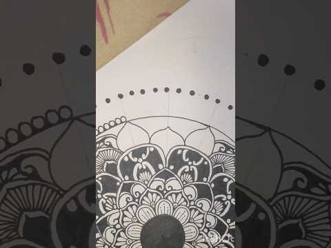 Most Satisfying Mandala Drawing Ever ✨ | Relaxing Art Process