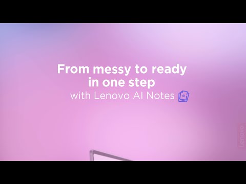 Lenovo Idea Tab Pro Gen 2 - AI Notes