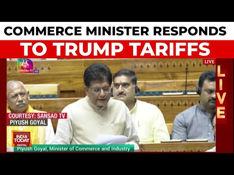 Piyush Goyal Responds To US Tariffs Imposed By Donald Trump On India From Aug 1 | India Today