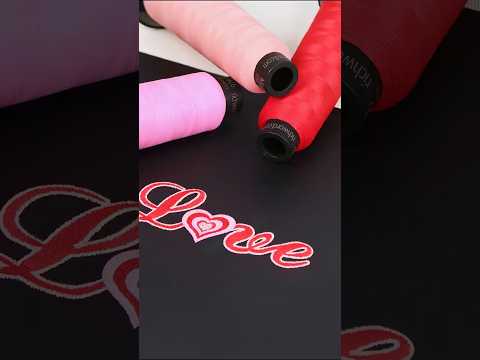 When matte meets leather — love happens.😉❤️ #embroidery #shorts