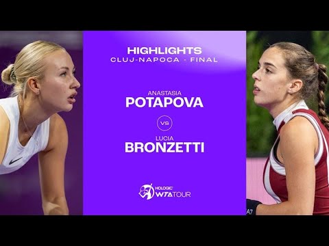 Potapova vs. Bronzetti | 2025 Cluj-Napoca Final | WTA Match Highlights