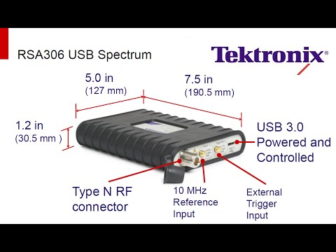 TSP #37 - Tektronix RSA306 USB Real-Time Spectrum Analyzer Review and Experiments - UCKxRARSpahF1Mt-2vbPug-g