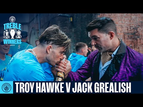 TROY HAWKE RETURNS | Haaland, Grealish and the Squad meet The Greeters Guild at The Parade