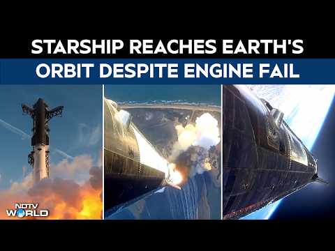 SpaceX Starship Reaches Orbit, Then Ends in Fiery Pacific Splashdown   Flight 14