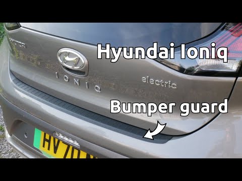 Fitting a rear bumper guard on a Hyundai Ioniq (all models 2016-2022)