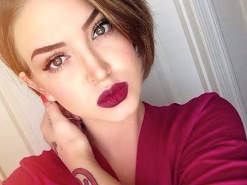 Vamp Glam ♡ Oxblood Lips & Neutral Eyes Makeup Tutoial - UCcZ2nCUn7vSlMfY5PoH982Q