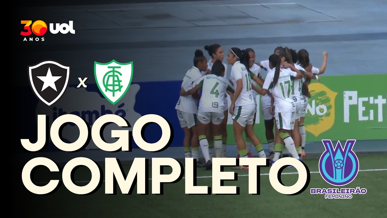 AO VIVO: BOTAFOGO X AMÉRICA-MG | BRASILEIRÃO FEMININO | 12ª RODADA | COM IMAGENS