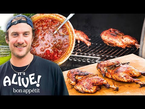 Brad Makes Fermented Tomato Smoked Chicken | It's Alive | Bon Appétit