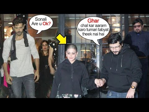 Video - Sonali Bendre Leaves Hrithik Roshan's Birthday Party Because Of her Bad Health