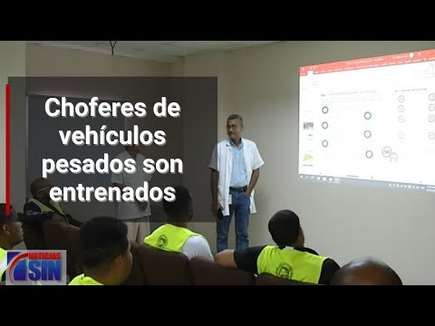 Choferes de vehículos pesados son entrenados