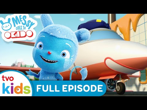 MESSY GOES TO OKIDO - Mayor Force One ✈💙 Season 1 Full Episode | TVOkids