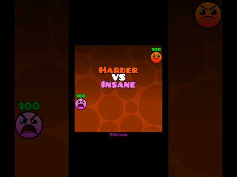 Harder😠 VS 😫Insane - Geometry Dash Battles #19