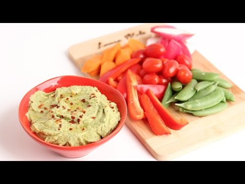 Homemade Avocado Hummus Recipe - Laura Vitale - Laura in the Kitchen Episode 802 - UCNbngWUqL2eqRw12yAwcICg