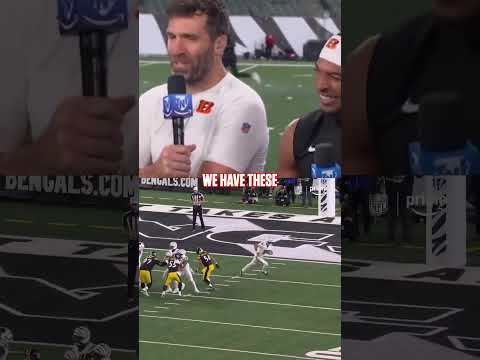 Flacco is fitting in fine with the Bengals (via @PrimeVideo)