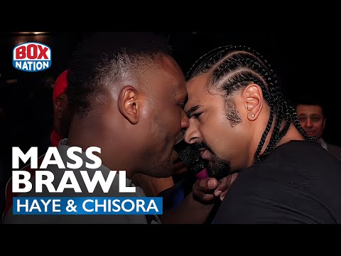 That Infamous Brawl Between David Haye & Derek Chisora In Munich