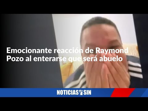 Emocionante reacción de Raymond Pozo al enterarse que será abuelo