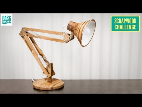 Making an Articulated Desk Lamp - Scrapwood Challenge ep31 - UCNyGbxoEo6CQvaRVEvItxkA