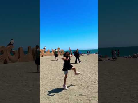 Joyful Dance in Malaga 🏝️#spain | Aashvi🫶🏻 #vacation #europe  #AllinOneMom