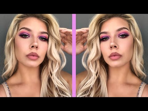 Doing Colored Makeup For The First Time in My Life lol