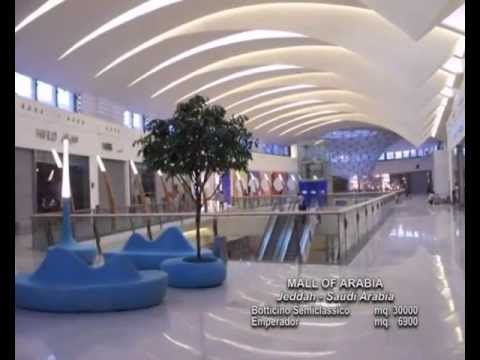 Ziche Divisione Marmi - Mall of Arabia Jeddah - Botticino Semiclassico Marble, Emperdaror Dark 