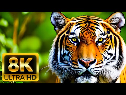 DISTINCTIVE SPECOES EXHIBIT - 8K (60FPS) ULTRA HD - With Nature Sounds (Colorfully Dynamic)