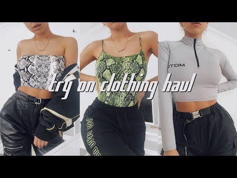 HUGE TRY ON CLOTHING HAUL - (IG STREETWEAR) SPRING 2019