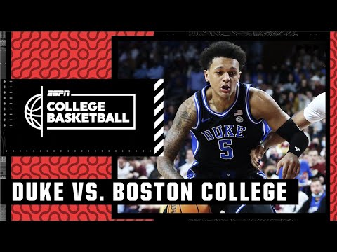 Duke Blue Devils at Boston College | Full Game Highlights video clip