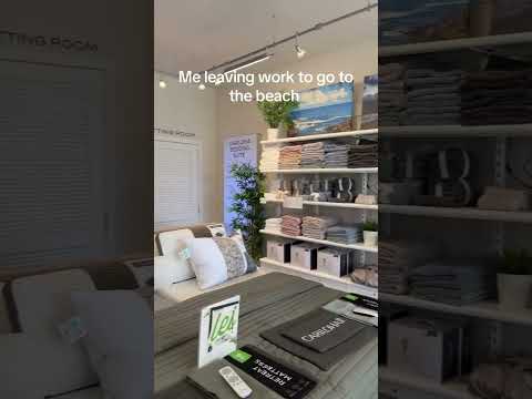 Perks of being a Cariloha intern: you can go straight to the beach after work