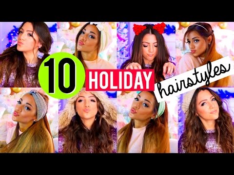 10 QUICK and EASY Hairstyles for the Holidays! Niki and Gabi - UCuVHOs0H5hvAHGr8O4yIBNQ