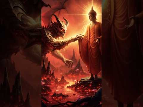 The Buddha's Compassion Embraced Even the Demon. #buddha #buddhism #buddhist #calm #mercy