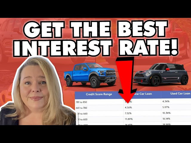 How to Get the Best Used Car Loan Rate